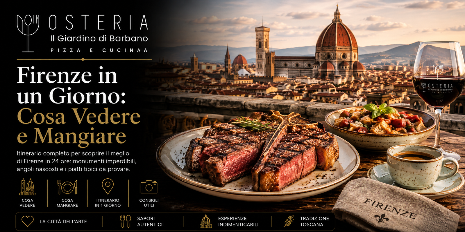 Firenze in un Giorno: Itinerario e Dove Mangiare