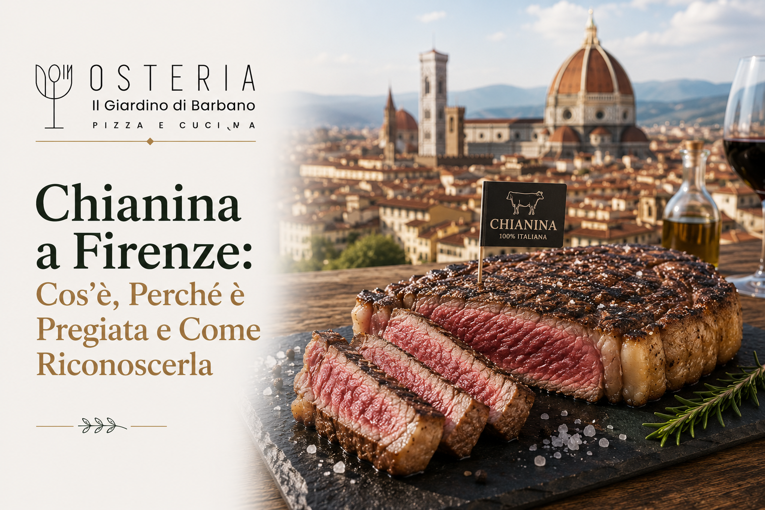 Chianina a Firenze: Cos'è, Perché è Pregiata e Come Riconoscerla
